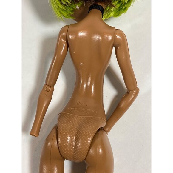 Monster High Doll Clawdeen Wolf Dawn of the Dance Short Green Hair AS IS - Picture 9 of 11